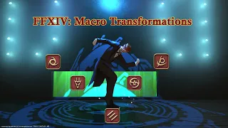 FFXIV: Macro Transformations #samurai #reaper #munk #dragoon #ninja