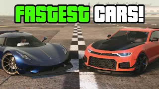 GTA 5 - Top 10 FASTEST CARS For Top Speed In 2023