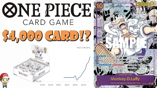 Is Manga Luffy REALLY a $4,000 Card!? (One Piece TCG News)