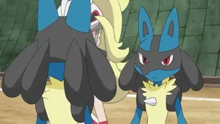 Ash's Lucario Meets Korrina's Lucario Again || English Subbed || Pokemon Journeys Episode 84.