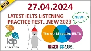 BRITISH COUNCIL IELTS LISTENING PRACTICE TEST - 27.04.2024