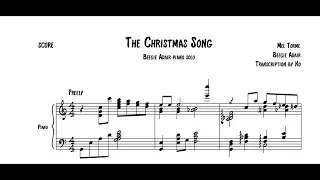 The Christmas Song · Beegie Adair piano solo Transcription [Jazz piano tutorial]