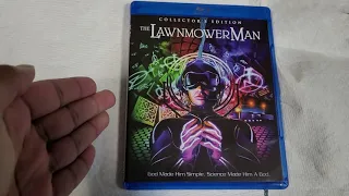 THE LAWNMOWER MAN 1992 SCREAM FACTORY COLLECTORS EDITION BLU RAY UNBOXING REVIEW!!!