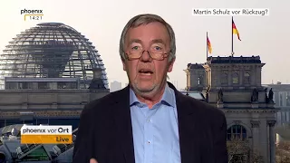 Rolf Kleine zum Verzicht von Martin Schulz auf den Außenministerposten am 09.02.18