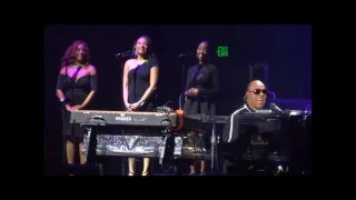 Shalaya with Stevie Wonder