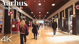 Walking in Aarhus, Denmark - 4K (60fps) City Walking Tour 2023