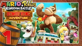 MARIO + RABBIDS DONKEY KONG ADVENTURE DLC 🍌 #1: Tropen-Trio Donkey, Rabbid-Cranky & Rabbid-Peach!