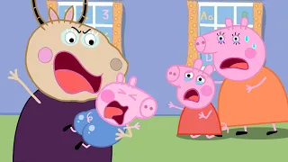 Oh No! Don't Touch Baby Geogre | Peppa Pig Funny Animation