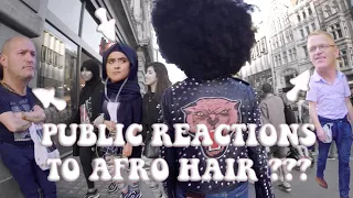 Public Reactions to Afro Hair in London | Natural Hair Social Documentary