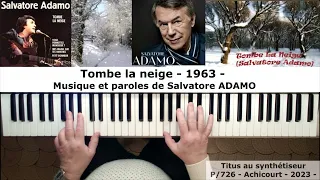 Tombe la neige - 1963 - Musique et parolesde Salvatore ADAMO