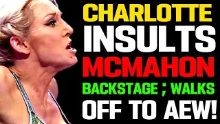 WWE News! Charlotte Flair DISRESPECTS Vince McMahon Backstage! Charlotte Walks Off To AEW! AEW News!