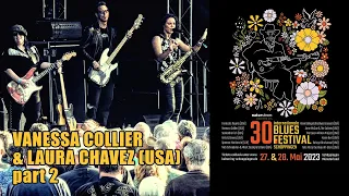 🇪🇺 🇩🇪 Vanessa Collier & Laura Chavez (USA), 30th Blues Festival Schöppingen, Germany - 28 Mai 2023