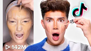 FULL FACE OF TIKTOK VIRAL MAKEUP HACKS!