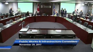 Public Works and Infrastructure Committee - November 29, 2017