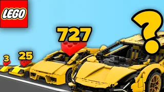 LEGO Lamborghini in Different Scales | Comparison