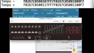 Roland A-pro with SD90 Tempo example