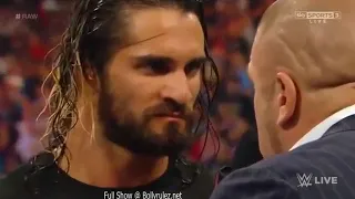 Brock Lesnar returns and challenges Seth Rollins   WWE RAW June 15, 2015