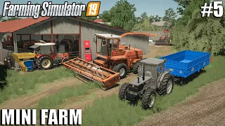 Delivering Cows, compacting soybeans in wcs | MINI FARM in Europe |Timelapse #5|Farming Simulator 19