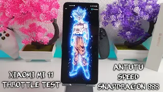 Snapdragon 888 Antutu/CPU Throttle test/temps/benchmarks speed test Xiaomi Mi 11 (Same Iqoo 7/S21?)