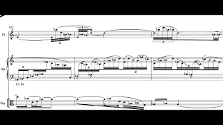 Sungji Hong - Et Descendit for Flute, Viola and Harp (2015) [Score-Video]