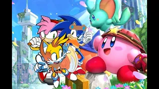 Sonic Amy and tails react to ABM kirby and the forgotten land