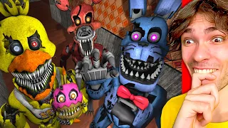 Je Regarde Les ANIMATIONS FIVE NIGHT'S AT FREEDY !