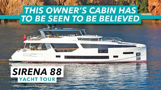 Sirena 88 yacht tour | This owner's cabin has to be seen to be believed | Motor Boat & Yachting