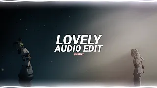 lovely - billie eilish, khalid [edit audio]