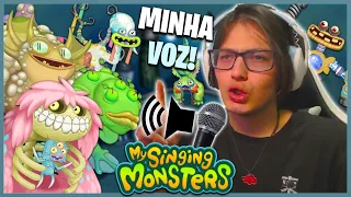 FIZ A MÚSICA DA ILHA DOS WUB-CAIXOBLINS COM MINHA VOZ! A MAIS ENGRAÇADA 😂 | My Singing Monsters