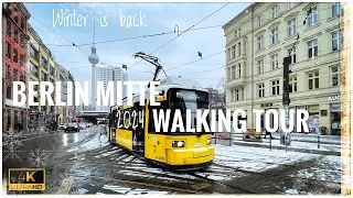 Berlin, Germany - 4K Winter Walking Tour In Snow ❄️ | Government District & Berlin Mitte - 2024