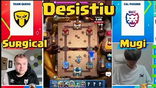 SURGICAL GOBLIN VS MUGI E A DIFERENÇA DE NÍVEL ABSURDA ENTRE ELES HOJE NO CLASH ROYALE.