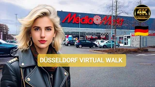 4K GERMANY, Düsseldorf Urban Grafenberg Walk, Virtual Walking Tour