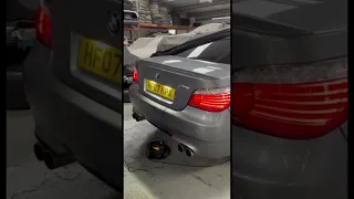 BMW E60 M5 V10 cold start with Hayward and Scott exhaust