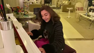 Lina nuqul on piano: 3 Daqat - ثلاث دقات