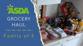 ASDA GROCERY HAUL & MEAL PLAN - LOCKDOWN MAY 2020 | LARGE FAMILY OF 5 DINNER IDEAS