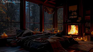 Cozy Bedroom & Rain Sound | ASMR Heavy Rain for Sleep, Study and Relaxation, Meditation #7