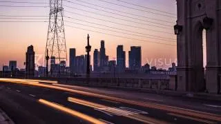 4th Street Bridge Los Angeles Timelapse