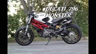 2012 Ducati 796 Monster walk around and Ride Review