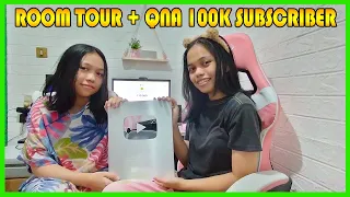 Room Tour & Unboxing Silver Play Button Spesial 100K Subscriber Darlung Junior
