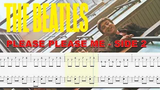 The Beatles - Please Please Me  Album Side 02 (Bass + Drum Tabs) By @ChamisBass #thebeatles