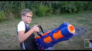 Nerf 2021 Titan cs 50 deutsch - Vorstellung und Battle mit selbstgebautem Stand Beratung für Eltern