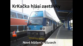 KrKačka hlásí zastávky aneb nové hlášení v Ešusech