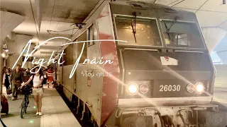 【French sleeper train Vlog】Trouble occurred! Through a twist of fate, I took a night train to Paris