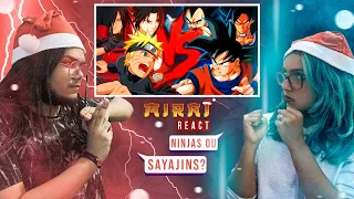 REACT // Ninjas VS. Saiyajins | Combate de Rimas (Prod. Micael)