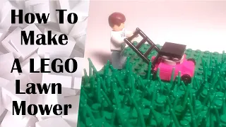 How To Make A LEGO Lawn Mower | Lego Tutorials