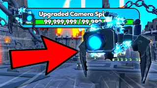 😱OMG!! 🔥 UPGRADED CAMERA SPIDER GLITCH! Toilet Tower Defence