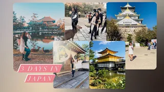 Japan Itinerary in 3 Days | Osaka, Kyoto, Nara, Kobe