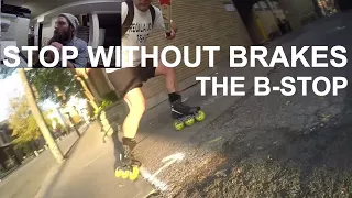 LEARN TO STOP WITHOUT HEEL BRAKES ON ROLLERBLADES - Bill Stoppard Breakdown