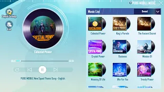 Celestial Power Theme Music PUBG Mobile