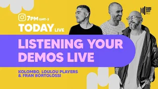 TeamWork 360 / Kolombo, Loulou Players & Fran Bortolossi listening to your demos Live